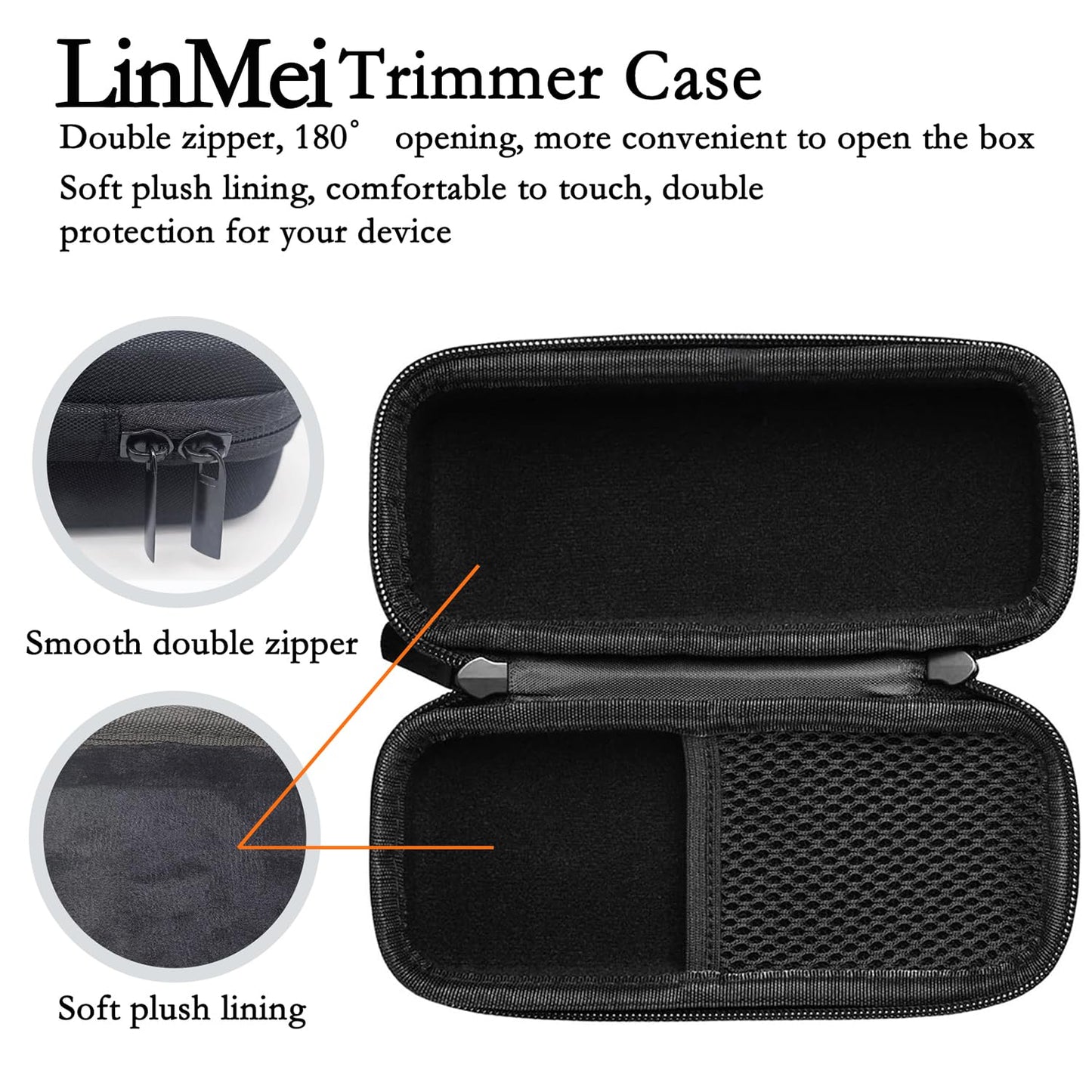 LinMei Travel Shaver Case Compatible with One Blade QP2724/90 QP2834/70 QP2630/72 Hybrid Electric Trimmer Hard Portable Storage Carrying Case Beauty and Personal Care LinMei