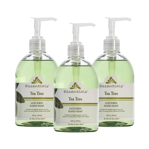 Clearly Natural Essentials Glycerin Liquid Hand Soap, Tea Tree, 3-Fluid Ounce, Pack of 3 Beauty & Personal Care Clearly Natural