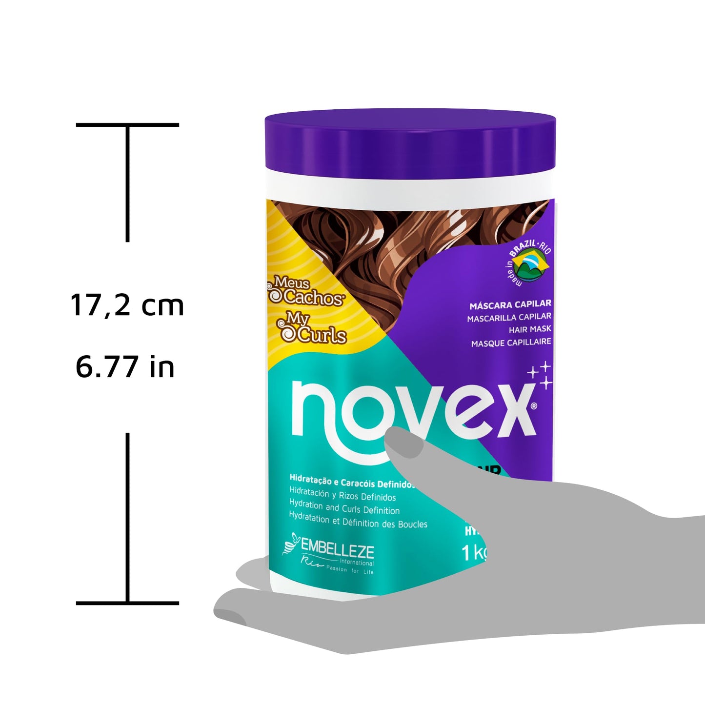 Novex My Curls Deep Conditioning Mask, 35 oz - Enhanced with a Mix of Oils and Cranberry Extract (Suitable for All Curls) Beauty & Personal Care NOVEX