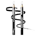 Black Radiance Twin Pack Eyeliner Pencil, Creamy Dual-Purpose Formula for Eyes & Brows, Intense Black Pigments, Long-Lasting Definition - Truly Black Beauty & Personal Care Black Radiance