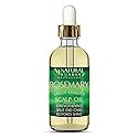 Natural Wunderz Rosemary Hair Oil, Supports Hair Growth, Thickening Serum and Strengthening Split End Case for Dry and Damaged Hair, Sulfate Free Beauty & Personal Care Natural Wunderz
