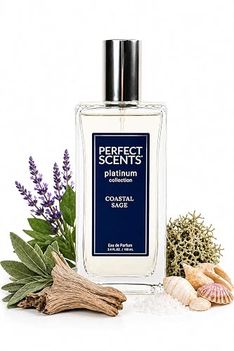 Perfect Scents Fragrances | Inspired by Jo Malone’s Wood Sage & Sea Salt | Platinum Collection | Coastal Sage | Unisex Eau de Parfum | Paraben Beauty & Personal Care Instyle Fragrances