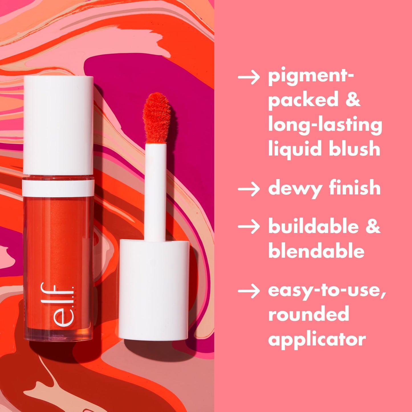 e.l.f. Camo Liquid Blush, Long-lasting Liquid Blush For High-pigment Color, Creates A Soft, Dewy Finish, Vegan , Copper Etiquette Beauty & Personal Care e.l.f.