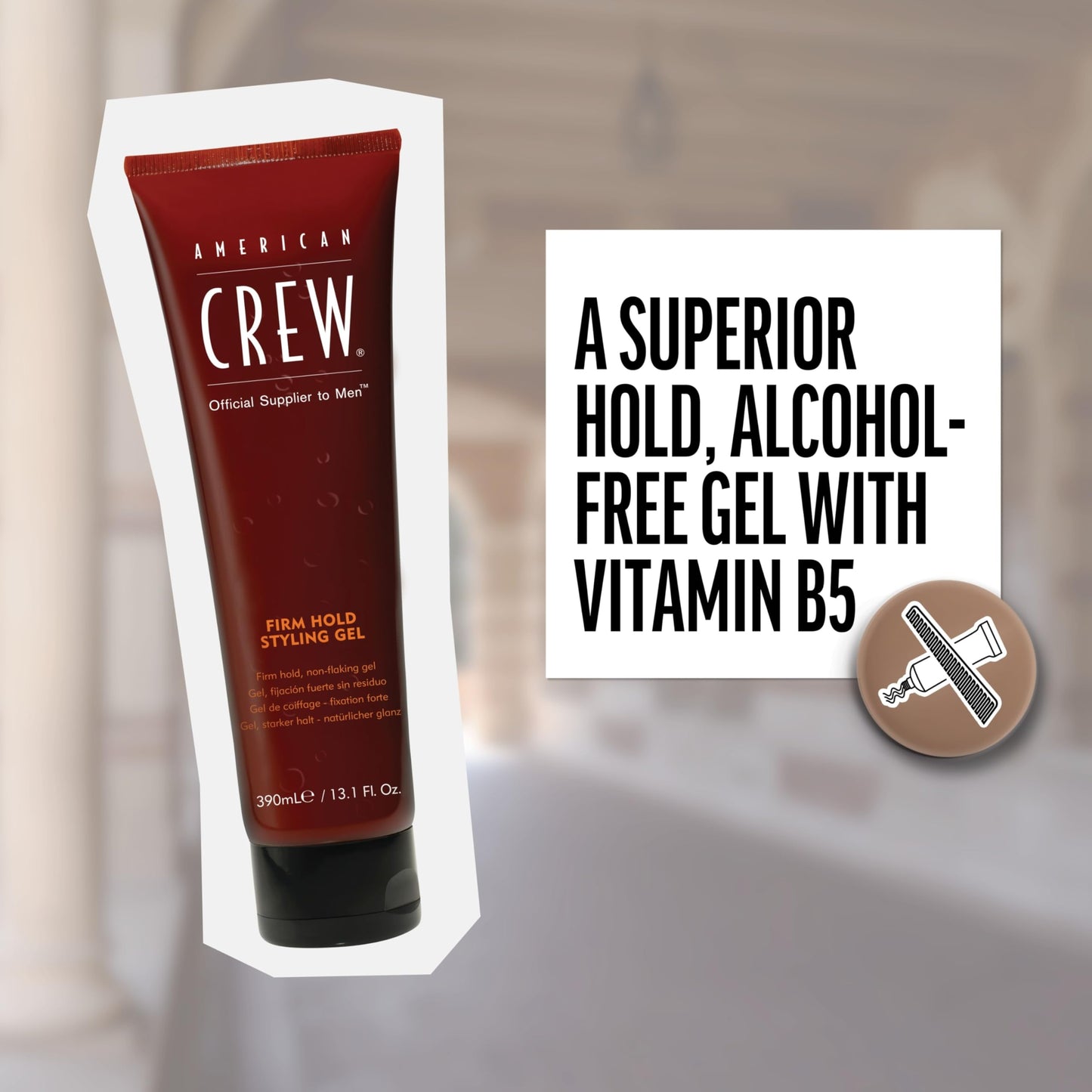 American Crew Men's Hair Styling Gel, Firm Hold, Non-Flaking, Gift for Him, 8.4 fl oz Beauty & Personal Care AMERICAN CREW
