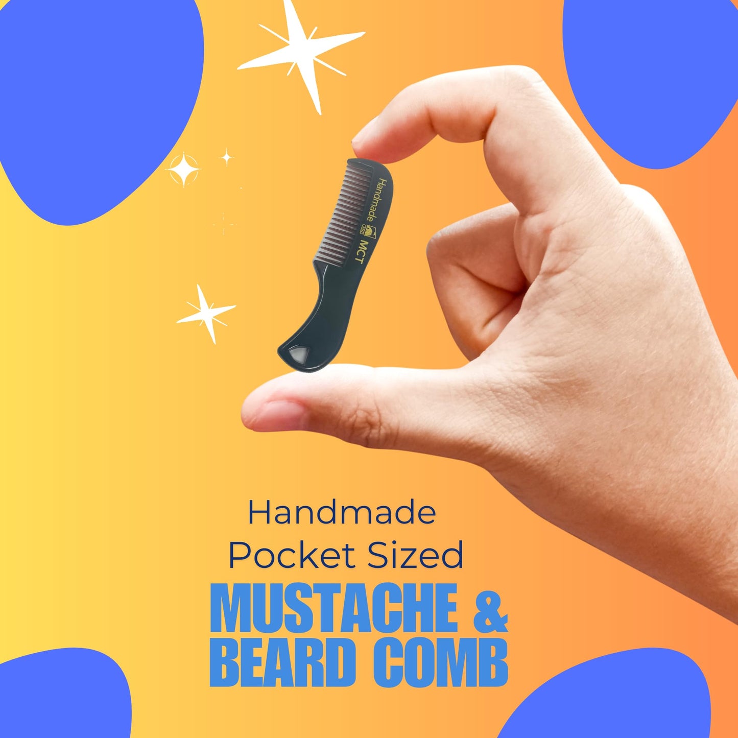 G.B.S Premium Beard Grooming Set - Wooden Handle Boar Bristle Beard Brush, Bamboo Wood & Tortoise Pocket Combs for Men Beauty and Personal Care G.B.S