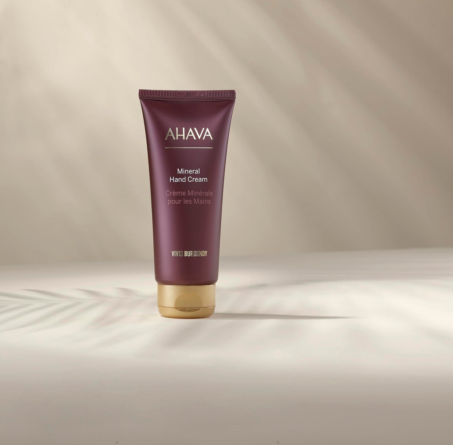 AHAVA Mineral Hand Cream Vivid Burgundy - Luxurious cream for thirsty hands for deep relief & nourishment, maintains smooth & supple hands, Beauty & Personal Care AHAVA