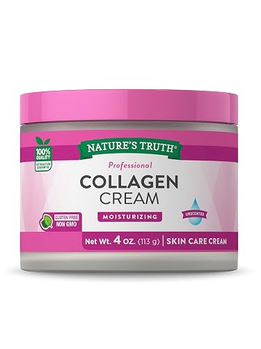 Nature's Truth Nourishing Collagen Cream | 4 oz | Professional Strength | Paraben & SLS Free, Gluten Free | For Face and Body Beauty & Personal Care Nature's Truth