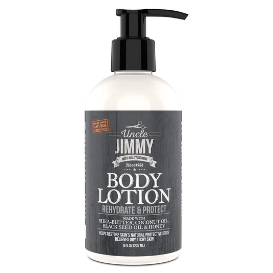 Uncle Jimmy Body Lotion for Dry Skin, Hand and Body Moisturizer Repairs Dry Skin and Retains Moisture, 8 Fl Oz Beauty & Personal Care Uncle Jimmy