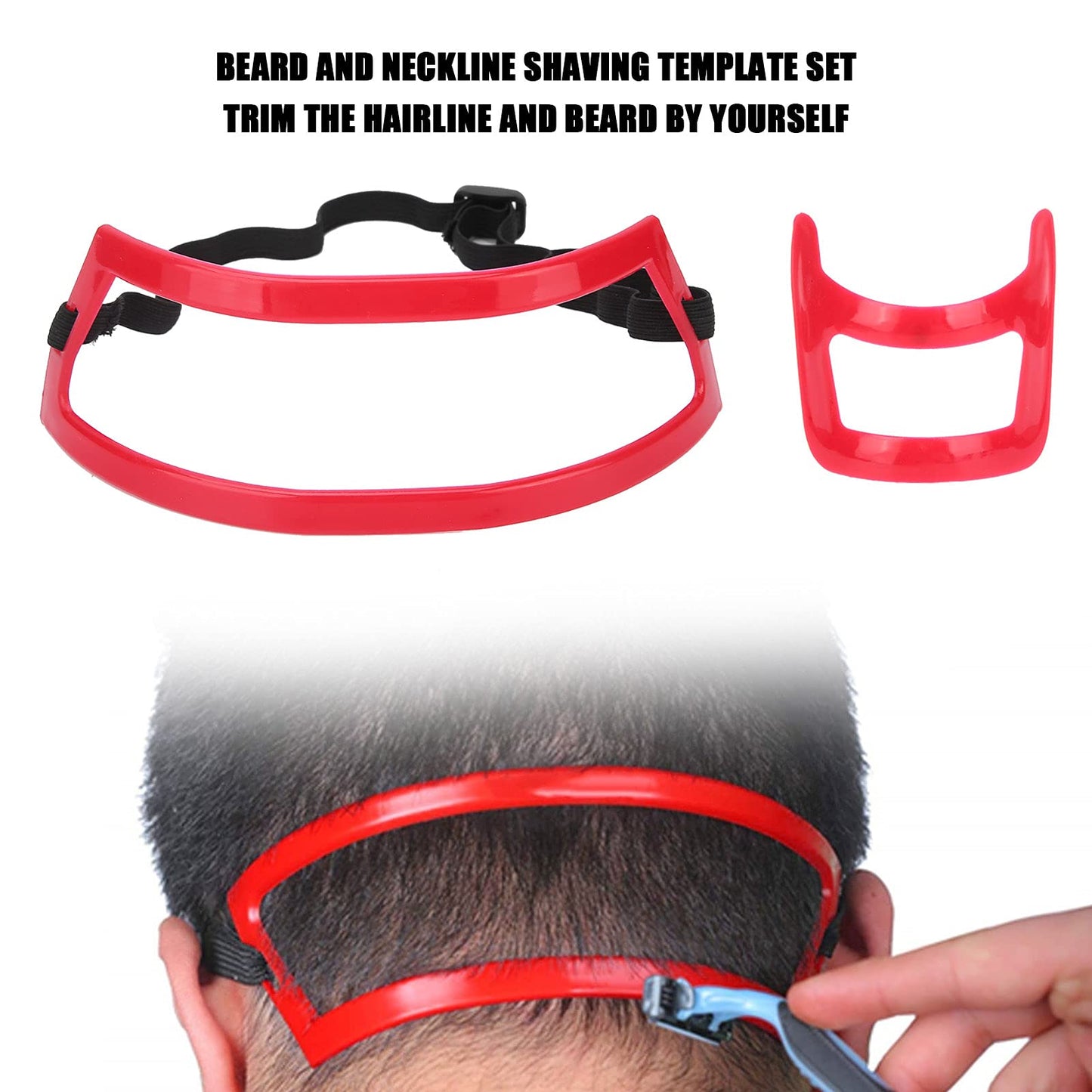 Beard Lineup Tool, Beard Shaping Tool, Beard Template, Beard Neckline Shaving Template Set Goatee and Neckline Shaving Tool Hair Cut Self Haircut Beauty and Personal Care Betued