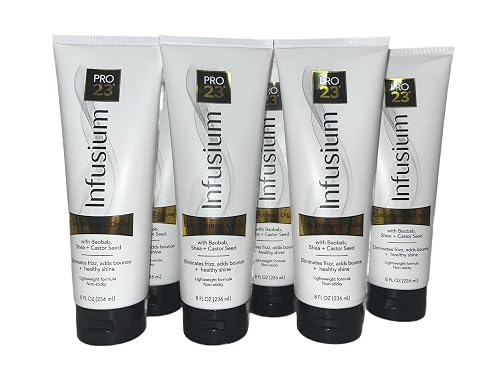 INFUSIUM 23 Curl Defining Hair Cream - Eliminates Frizz and Adds Bounce Shine 8oz., White (Pack of 6) Beauty & Personal Care INFUSIUM 23