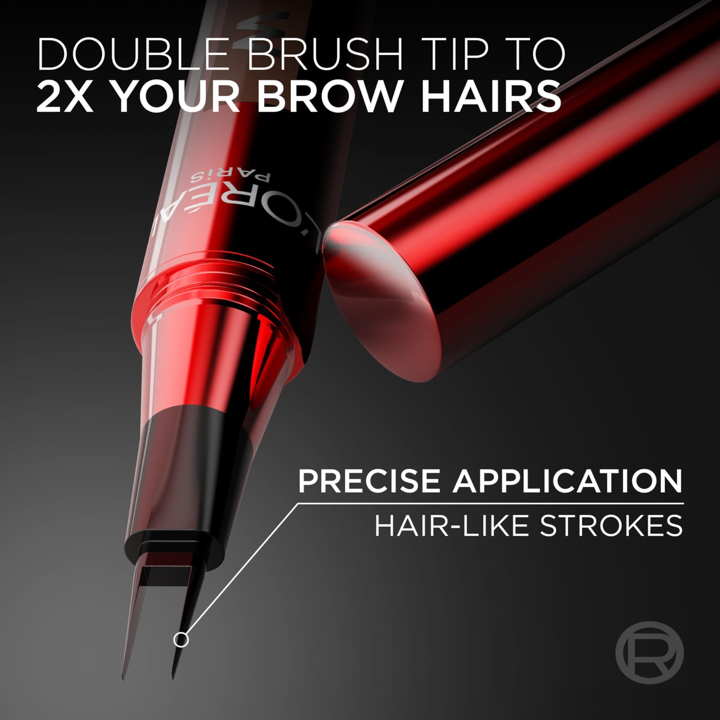 L'Oreal Paris Faux Brow, Hair-Like, Filling Eyebrow Pen with Double-Brush Tip, Fast & Precise Eyebrow Makeup, Light Brunette, 0.04 Fl Oz Beauty & Personal Care L'Oreal Paris