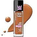 Maybelline Fit Me Dewy + Smooth Liquid Foundation Makeup, Mocha, 1 Count (Packaging May Vary) Beauty & Personal Care MAYBELLINE