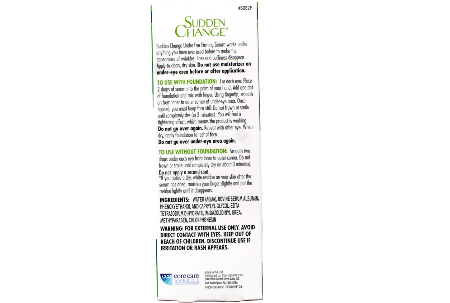 Sudden Change Under-Eye Firming Serum 0.23 oz (Pack of 12) Beauty & Personal Care Sudden Change