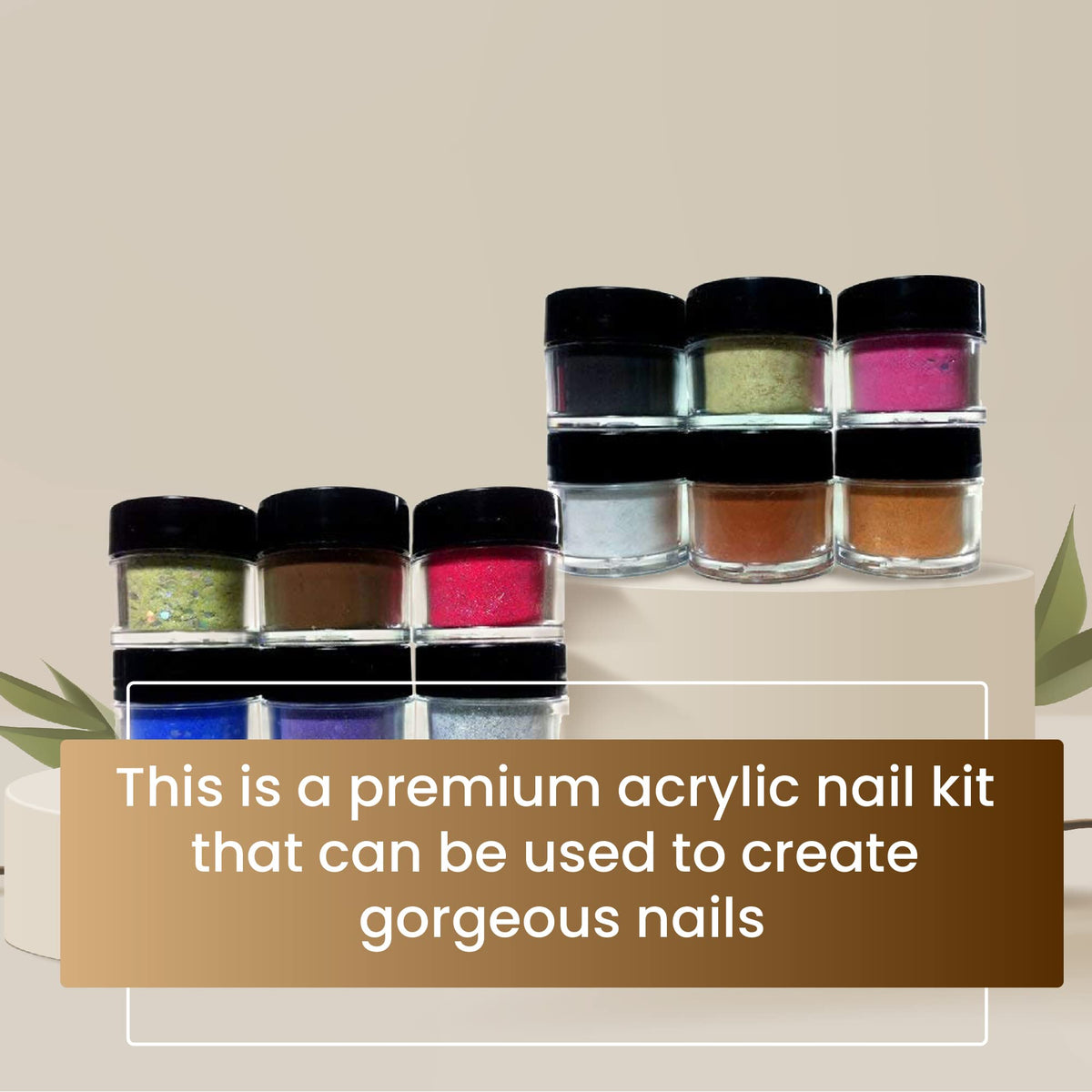 Mia Secret Nail Art Acrylic Powder Fiesta Collection