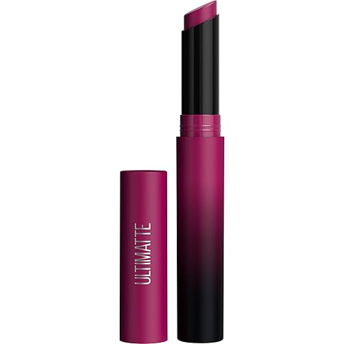 Maybelline Color Sensational Ultimatte Matte Lipstick, Non-Drying, Intense Color Pigment, More Berry, Warm Berry Purple, 1 Count Beauty & Personal Care MAYBELLINE