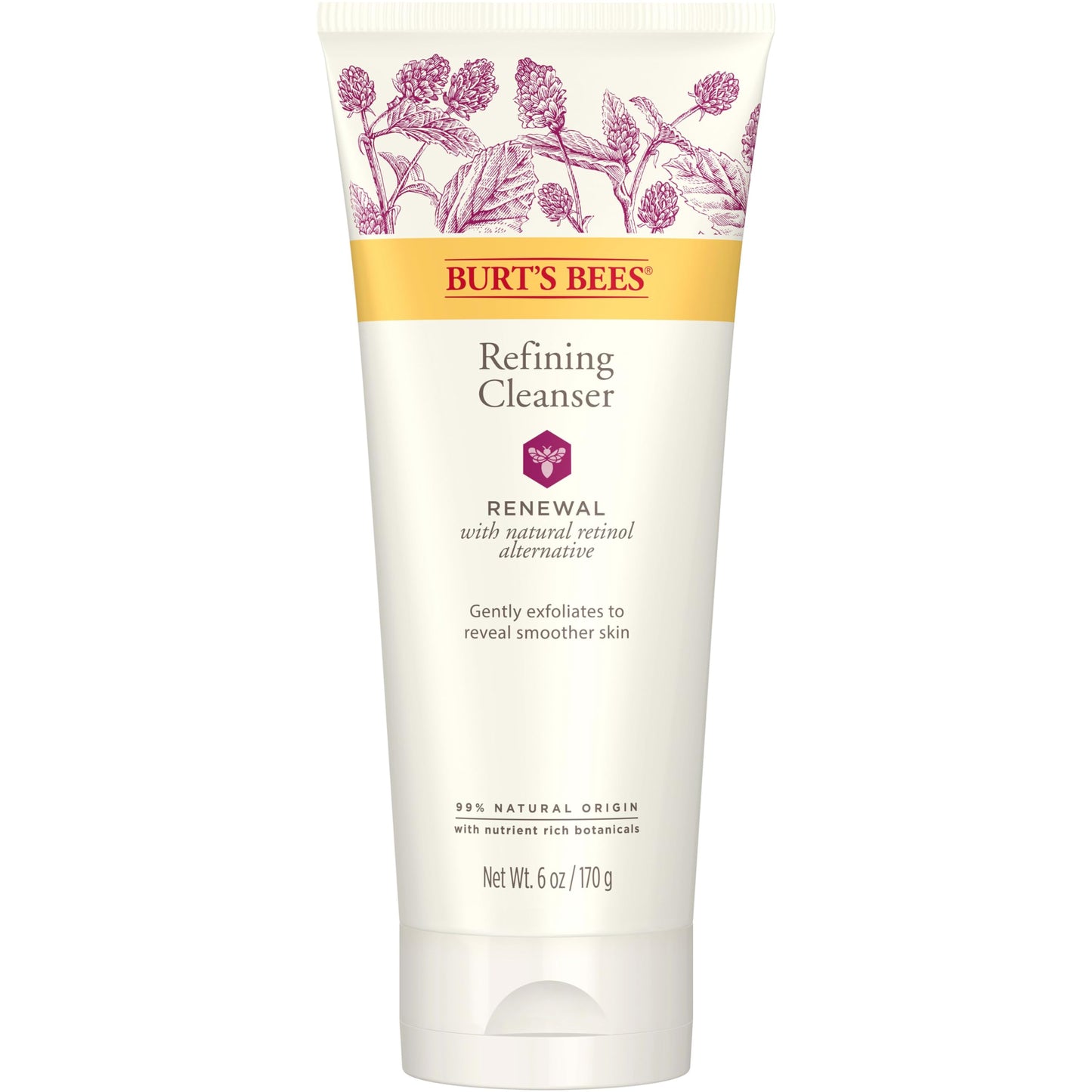 Burt's Bees Renewal Refining Cleanser with Bakuchiol Natural Retinol Alternative, 6 Oz (Package May Vary) Beauty & Personal Care Burt's Bees