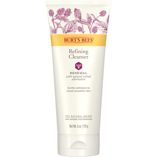 Burt's Bees Renewal Refining Cleanser with Bakuchiol Natural Retinol Alternative, 6 Oz (Package May Vary) Beauty & Personal Care Burt's Bees