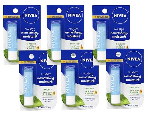 NIVEA Smoothness Lip Care SPF 15, 0.17 oz (Pack of 6) Beauty & Personal Care NIVEA