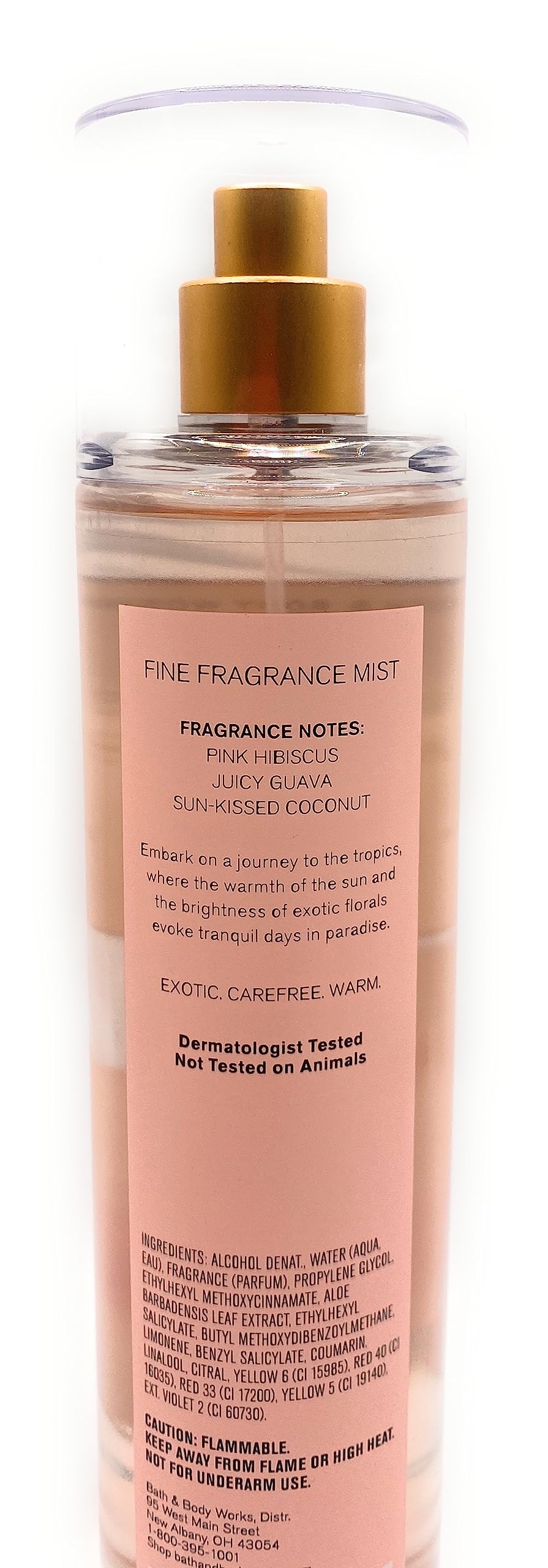 Bath & Body Works Hibiscus Paradise Fine Fragrance Mist 8 Fluid Ounce Spray Beauty & Personal Care Bath & Body Works