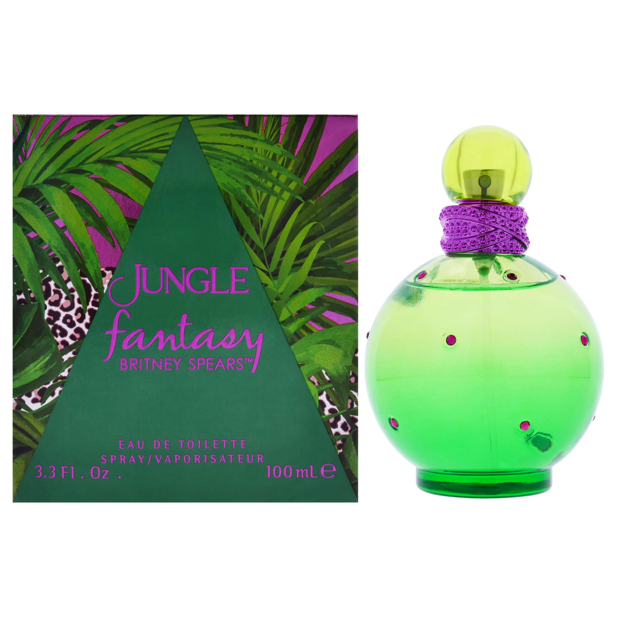 Britney Spears Jungle Fantasy Limited Edition Eau De Toilette Spray for Women, 3.3 Fl Oz Beauty & Personal Care Britney Spears