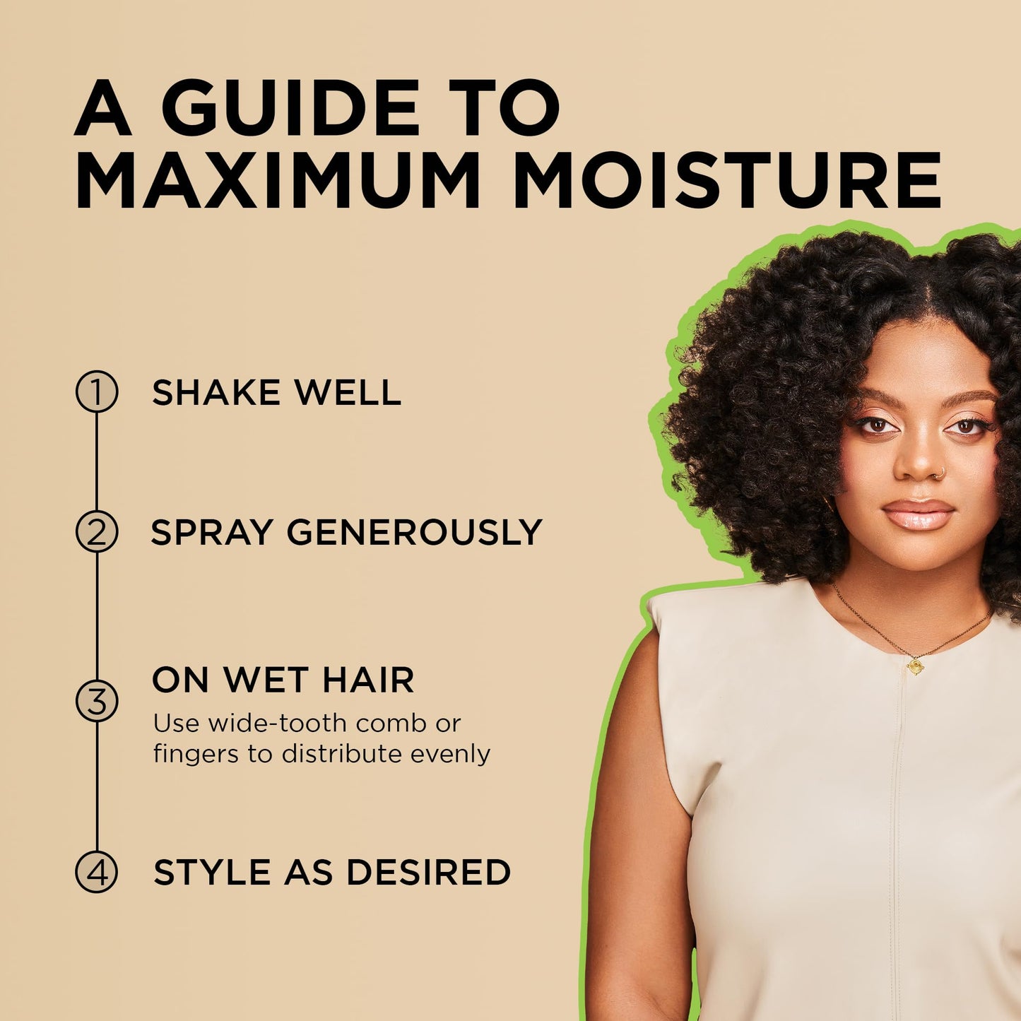 African Pride Moisture Miracle Leave-In Conditioner Spray with Coconut Milk & Honey, Hydrates & Shines Coils & Curls, 8 Oz Beauty & Personal Care African Pride