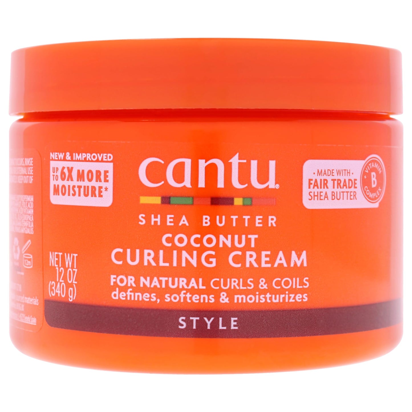 Shea Butter Coconut Curling Cream by Cantu for Unisex - 12 oz Cream Beauty & Personal Care Cantu