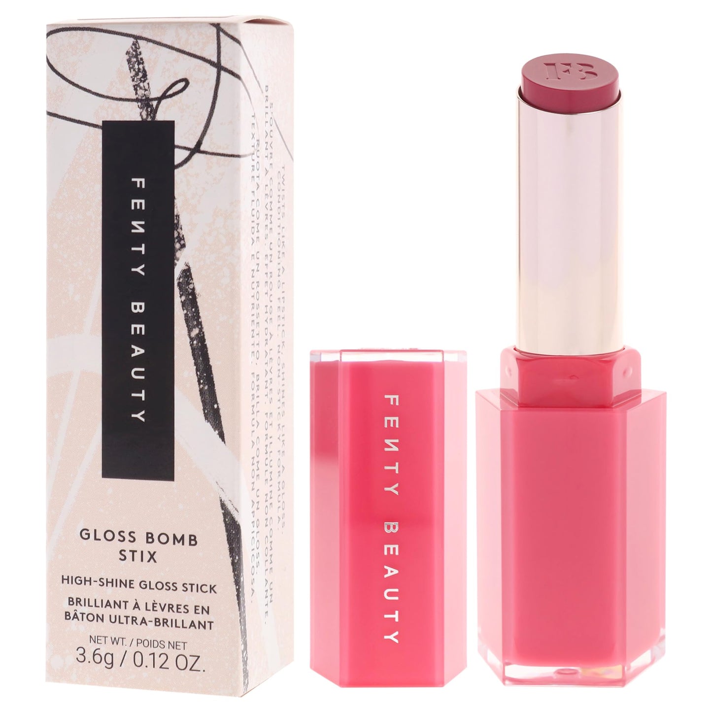 Gloss Bomb Stix High Shine Gloss - 05 High Biscus by Fenty Beauty for Women - 0.12 oz Lipstick Beauty & Personal Care FENTY BEAUTY