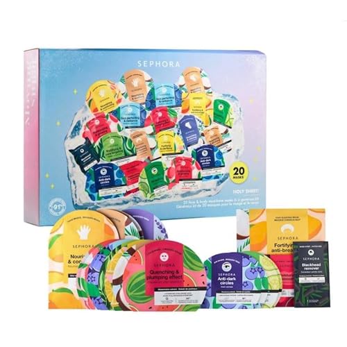 SEPHORA Favorites Limited Edition Holy Sheet! Mask Set - 20 Face & Body Must-Have Masks Beauty & Personal Care SEPHORA