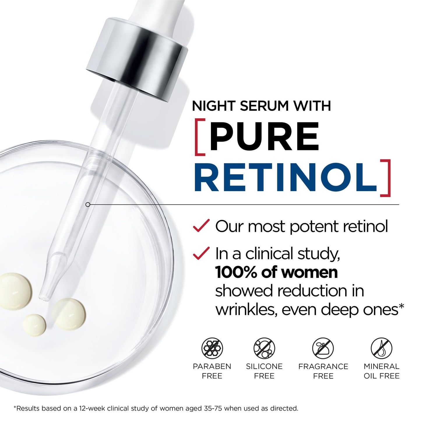'L'Oreal Paris Revitalift Triple Power LZR Retinol Night Serum For Face, With 0.3% Pure Retinol, Moisturizes Skin and Eliminates Deep Wrinkles Beauty & Personal Care L'Oreal Paris