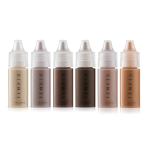 TEMPTU S/B Silicone-Based Contour & Bronze Starter Set For Sculpting, Contouring & Adding Dimension To The Face | Includes 6 Shades , 1 Count (Pack Beauty & Personal Care TEMPTU