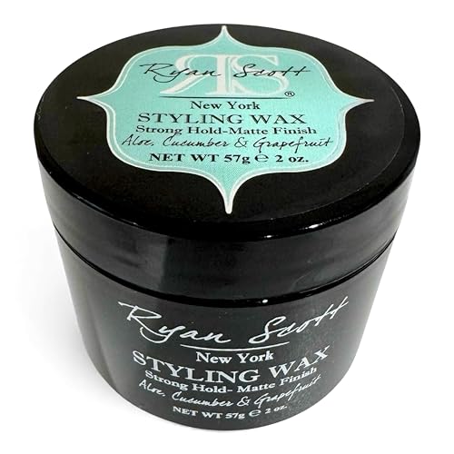 Ryan Scott Styling Wax, Enriched with Fruit Extracts and Naturally Derived Oils for a Strong Hold with a Natural Matte Finish. Aloe, Cucumber Beauty & Personal Care RYAN SCOTT RS
