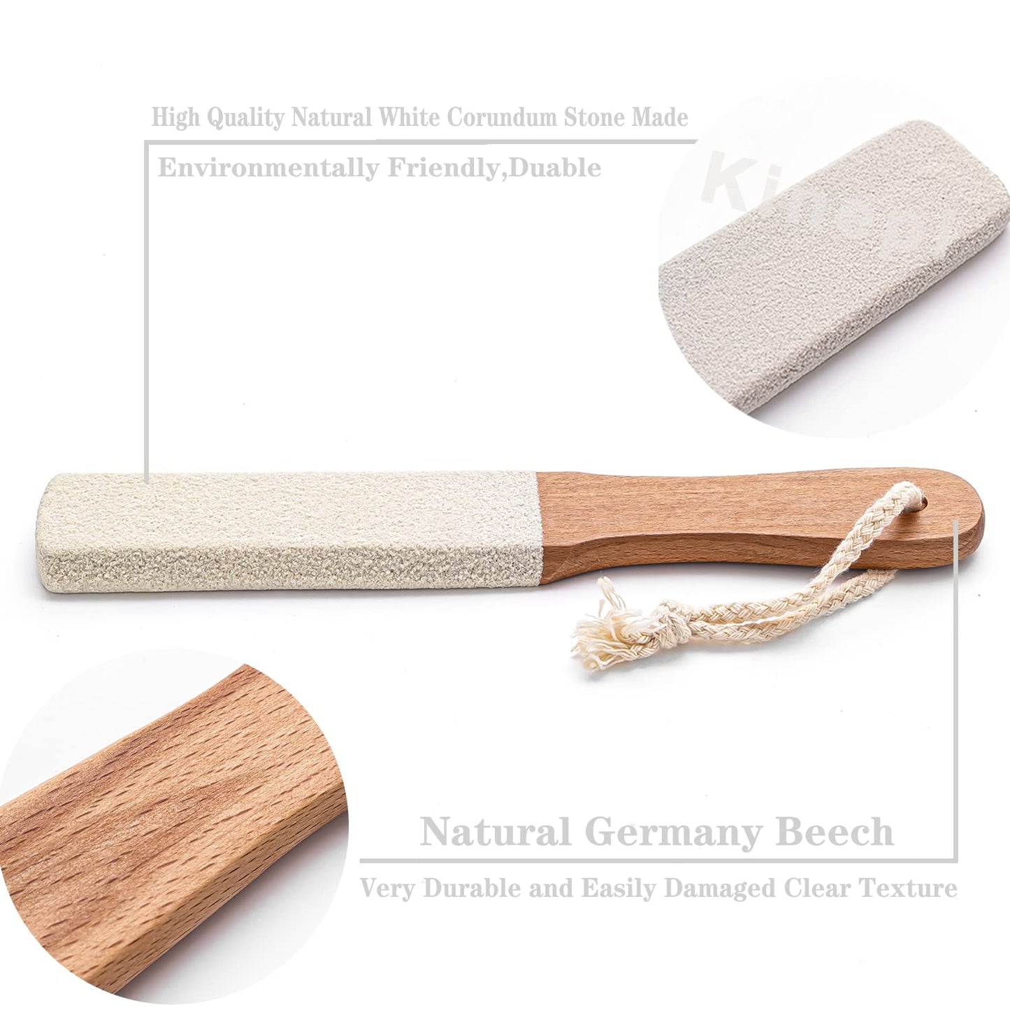 Kinepi Callus Remover Foot Scrubber Colossal Foot File Foot Care and Foot Exfoliator Foot Rasp Pedicure Tools Pumice Stone for Feet,Remove Corn Hard Beauty & Personal Care Kinepi