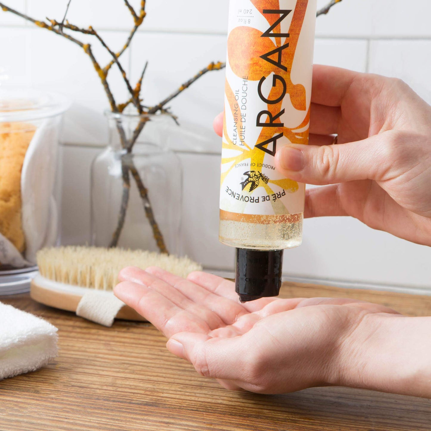 Pre de Provence Moroccan Argan Oil Nourishing, Cleansing Oil - Citrus Beauty & Personal Care Pre de Provence