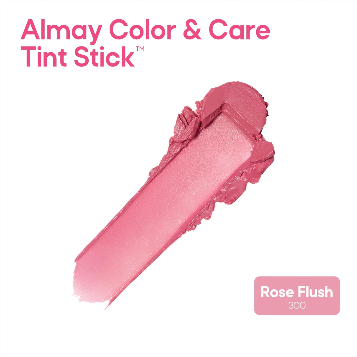 Almay Lip and Cheek Tint, Color & Care Tint Stick, Multi-Use Moisturizing Blush and Lip Color, Dewy Finish, 300 Rose Flush, 0.25 oz Beauty & Personal Care Almay