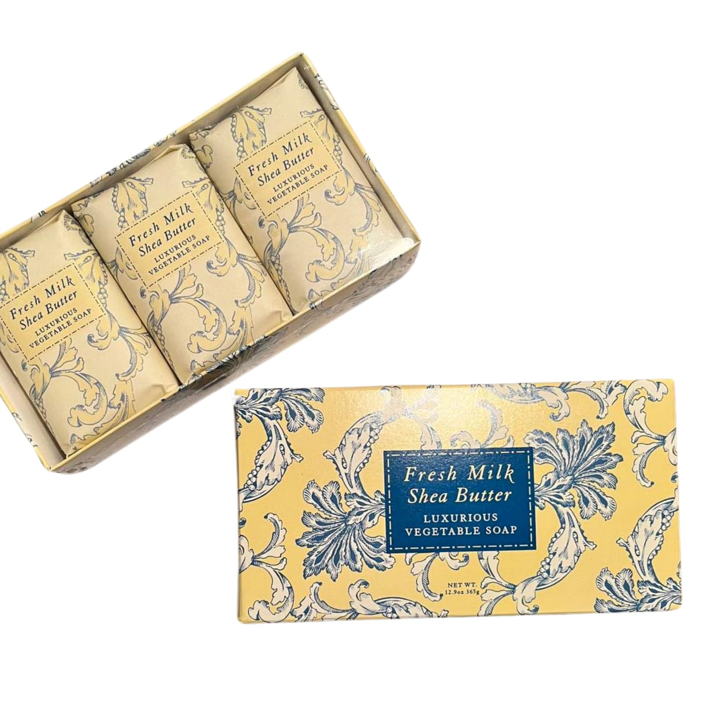 Greenwich Bay - Botanical Shea Butter Bar Gift Set - Fresh Milk Shea Butter, Yellow Beauty & Personal Care Greenwich Bay Trading Company