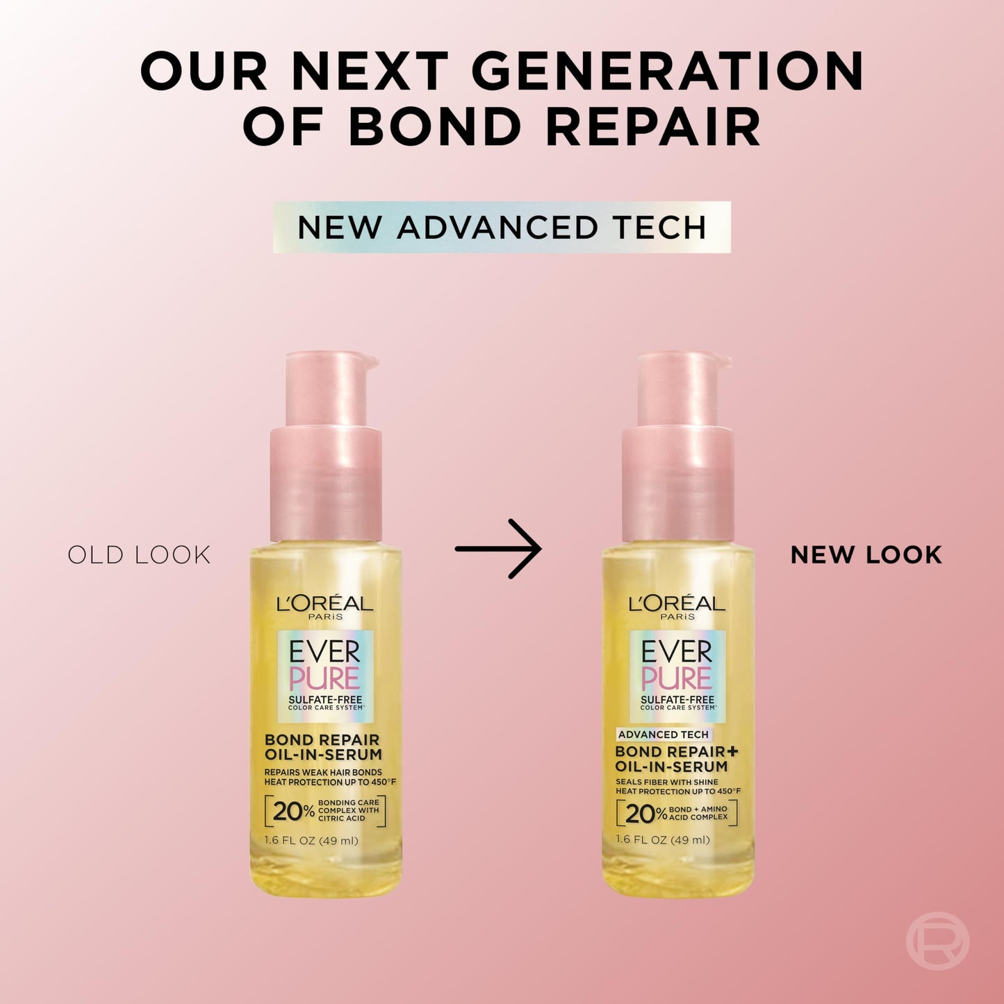 L'Oreal Paris Bond Repair+ Hair Oil-in-Serum, Heat Protectant to Strengthen Damaged, Color-Treated Hair, Provides Intense Shine and Frizz Control Beauty & Personal Care L'Oreal Paris