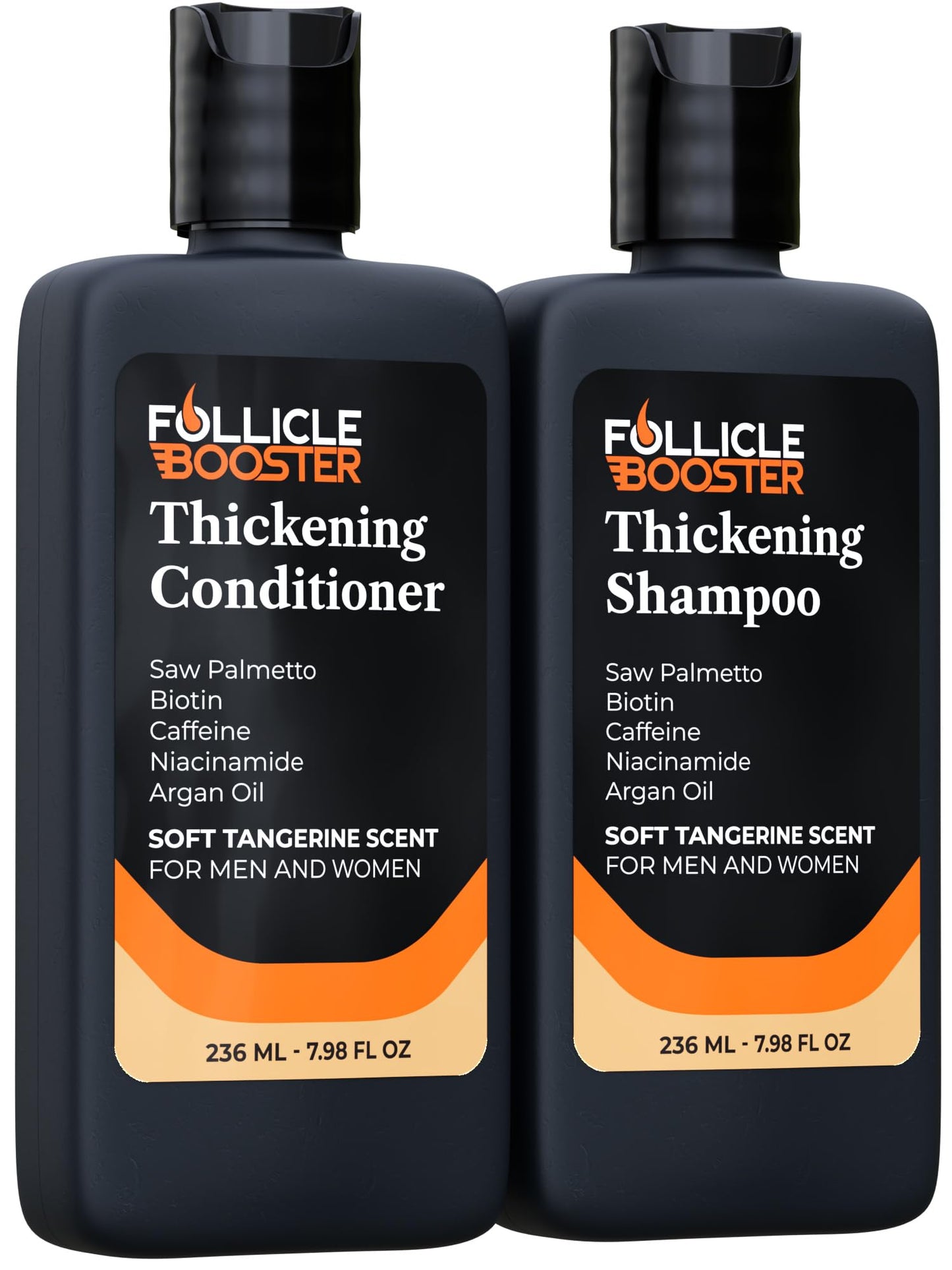 Biotin Hair Growth Shampoo and Conditioner Set for Men and Women - Thickening Treatment for Thinning Hair - Natural and Vegan DHT Blocker for Hair Beauty & Personal Care FOLLICLE BOOSTER