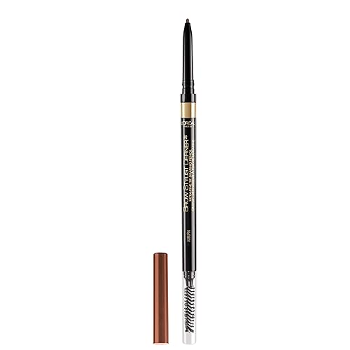 L'Oreal Paris Makeup Brow Stylist Definer Waterproof Eyebrow Pencil, Ultra-Fine Mechanical Pencil, Draws Tiny Brow Hairs and Fills in Sparse Areas Beauty & Personal Care L'Oreal Paris