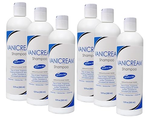 Vanicream Shampoo 12 oz (Pack of 6) Beauty & Personal Care Free & Clear