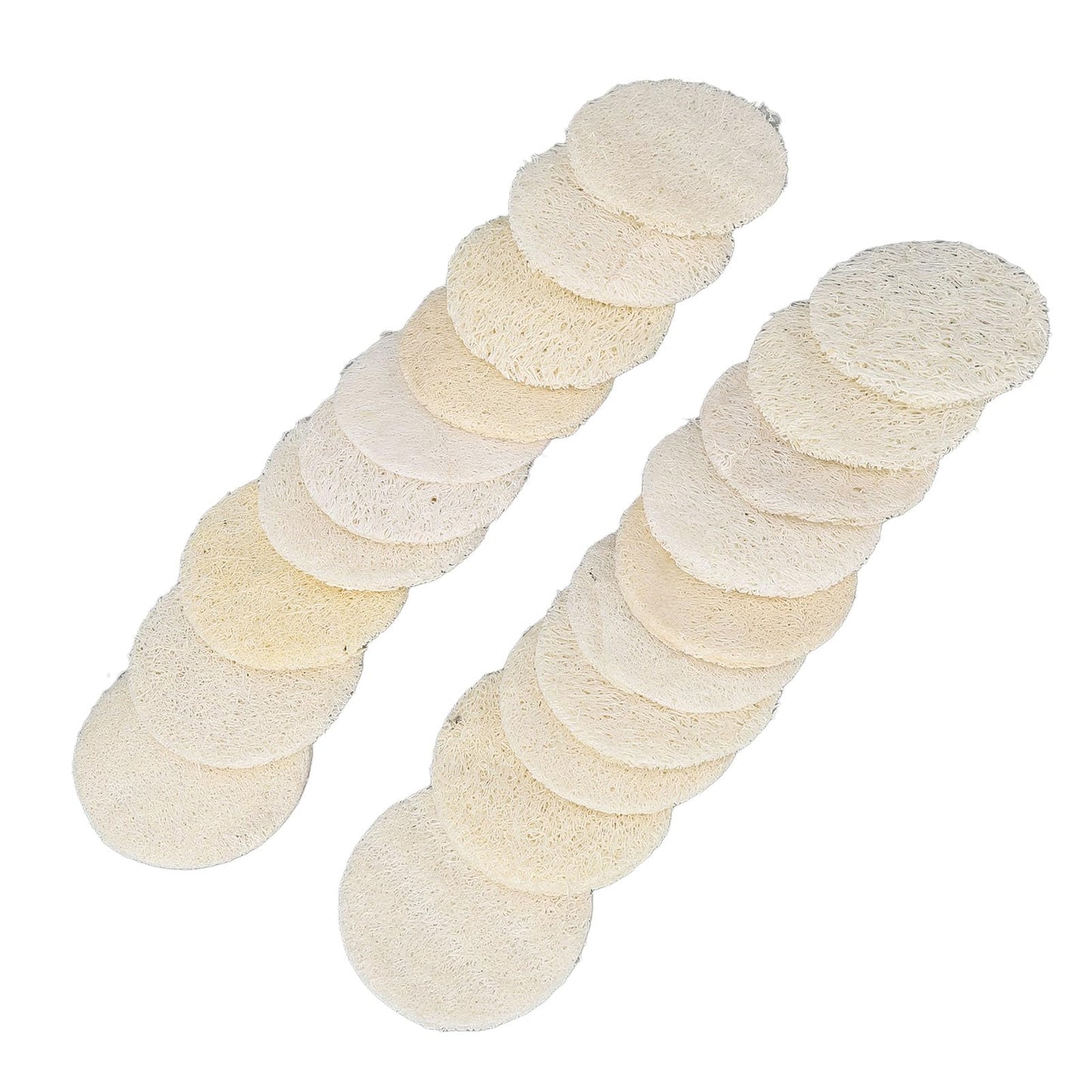 Exfoliating Face Scrubber Loofah Pads 20 PCS - Gentle Cleansing & Body Exfoliation Tool for Daily Skincare Routine, Soft Loofah Fit for Skin Types Beauty and Personal Care ZJchao