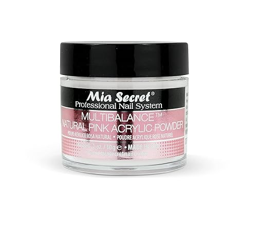 Mia Secret Multibalance Natural Pink Acrylic Nail Powder 1oz Beauty & Personal Care Mia Secret
