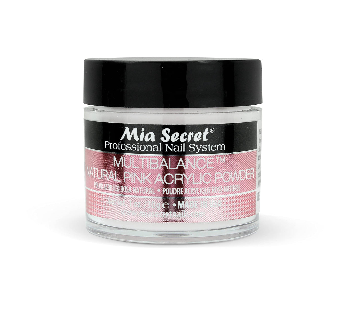 Mia Secret Multibalance Natural Pink Acrylic Nail Powder 1oz Beauty & Personal Care Mia Secret