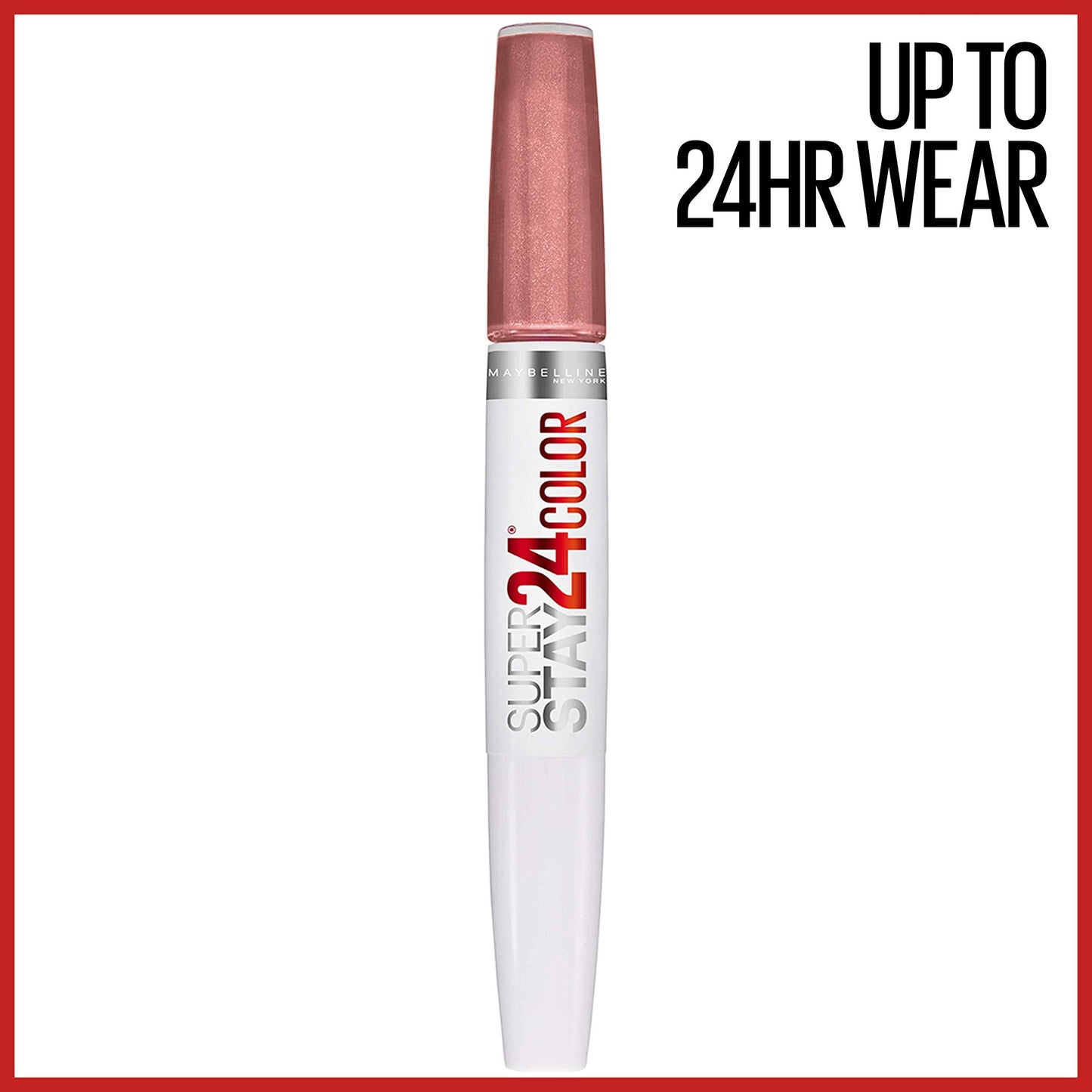 Maybelline Super Stay 24, 2-Step Liquid Lipstick Makeup, Long Lasting Highly Pigmented Color with Moisturizing Balm, Timeless Toffee, Nude Brown, 1 Beauty & Personal Care MAYBELLINE