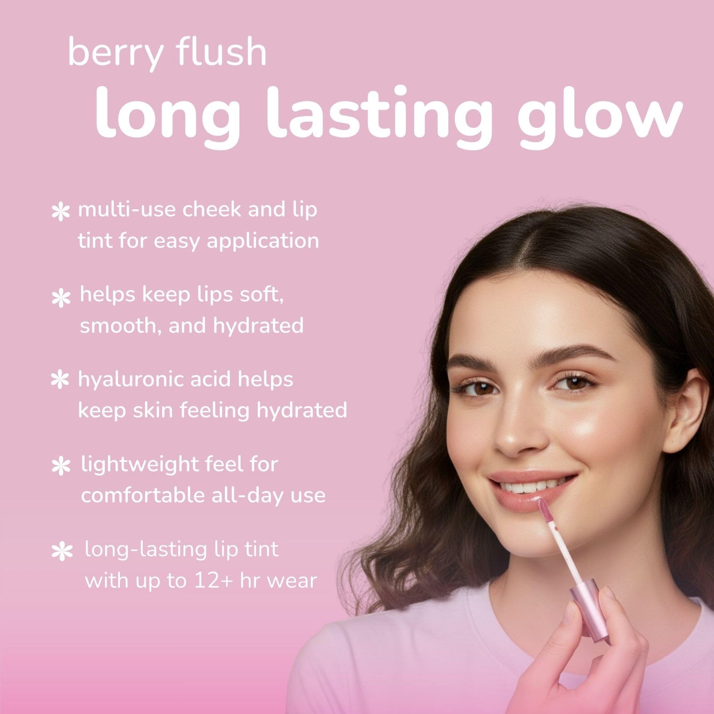 The Crème Shop My Melody Juice Tint - Lip & Cheek Stain - 12 Hour Lip Tint & Liquid Blush for Cheeks -Long Lasting, Waterproof, Buildable Formula Beauty & Personal Care The Crème Shop