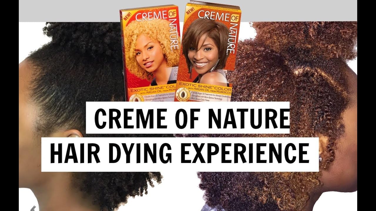 Exotic Shine Hair Color by Creme of Nature, 7.6 Intensive Red, with Argan Oil from Morocco, 1 Application Beauty & Personal Care Creme of Nature