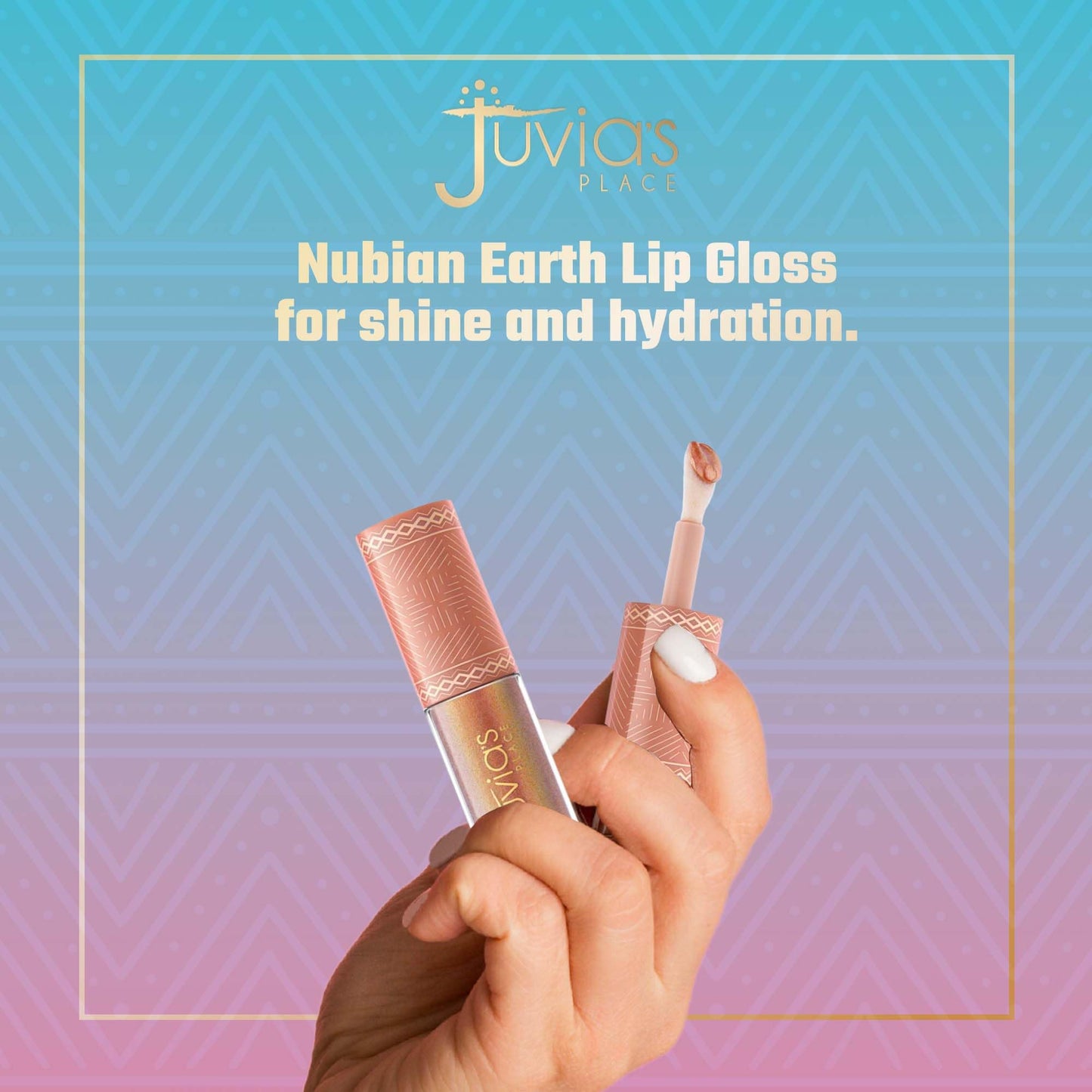 Juvia's Place Nubian Earth Glass Gloss Lip Gloss Oasis - Non-sticky Lip Makeup, Hydrating, Tinted Lip Gloss, Shine & Glow Lip Makeup, Beauty & Beauty & Personal Care Juvia's Place