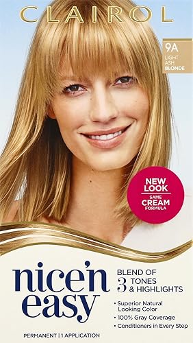 Clairol Nice 'n Easy Permanent Hair Color, [9A] Light Ash Blonde 1 ea Beauty & Personal Care Clairol