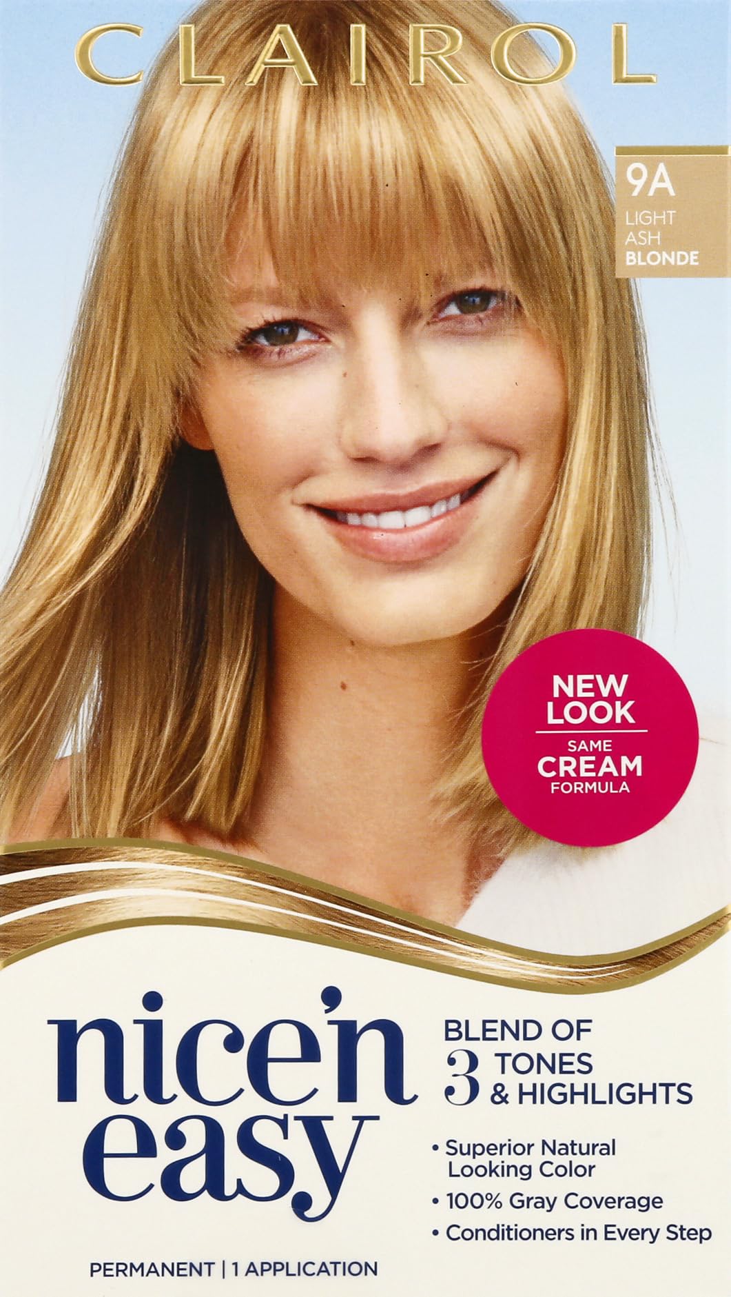 Clairol Nice 'n Easy Permanent Hair Color, [9A] Light Ash Blonde 1 ea Beauty & Personal Care Clairol