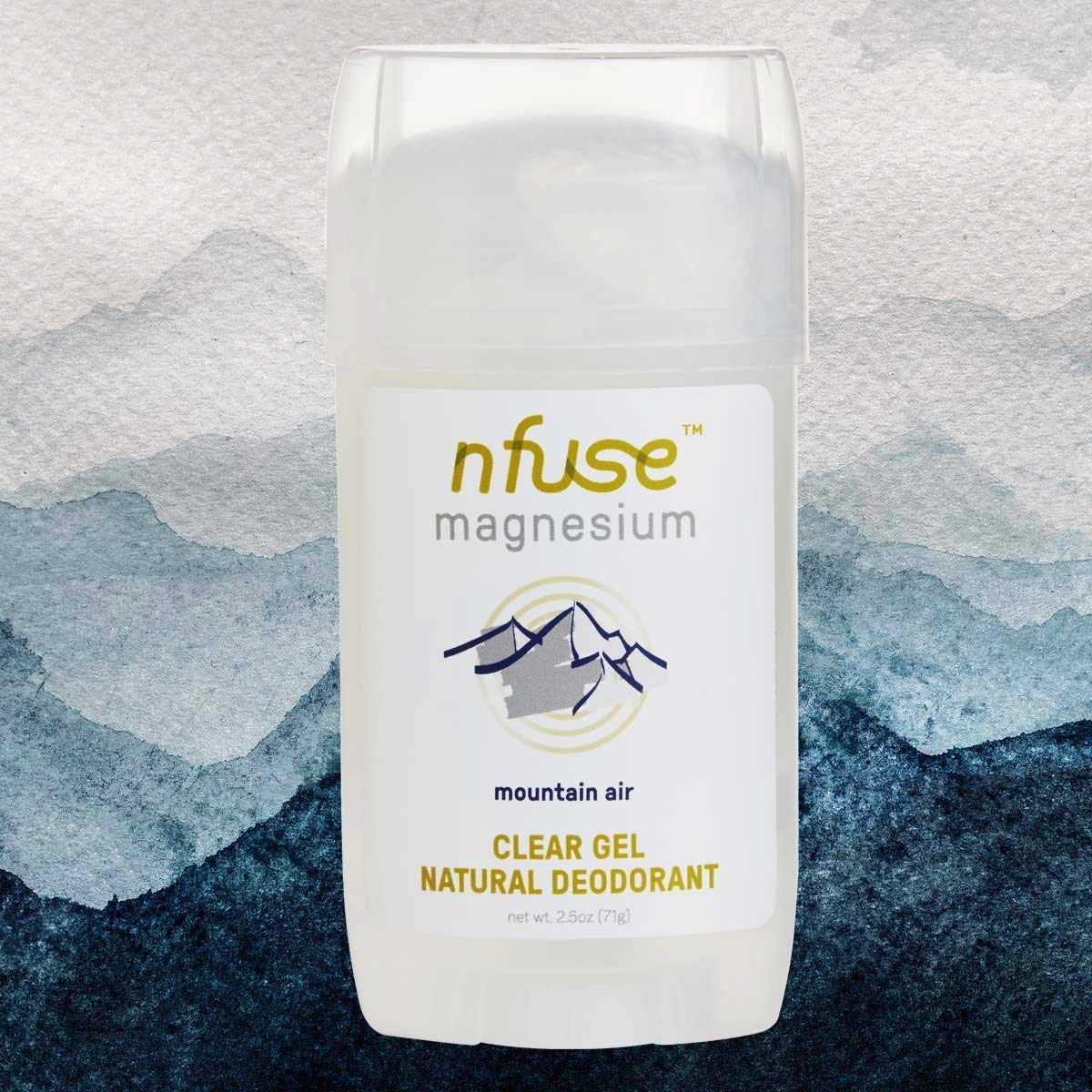 nfuse Natural Topical Magnesium Gel Deodorant, Long-Lasting Natural Odor Protection with USP-Grade Magnesium Chloride, Aluminum-Free, Paraben-Free Beauty and Personal Care nfuse