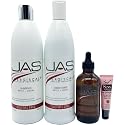 JAS Systems Nettle + Ginseng 16 Oz Shampoo, 16 Oz Conditioner & 4 Oz Leave-in Treatment 'Free Starry Sexy Kiss Lip Plumping 10 Ml' for Unisex Adults Beauty & Personal Care JAS Systems